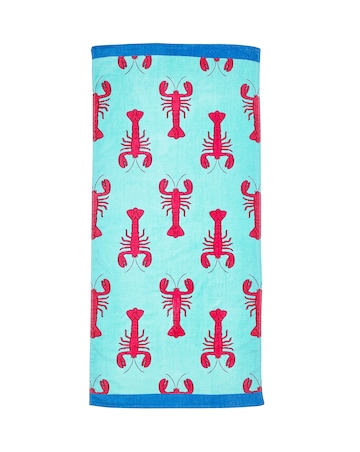 Catherine Lansfield Lobster Beach Towel