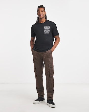 Lyle & Scott Short Sleeve Back Graphic T-Shirt - Black