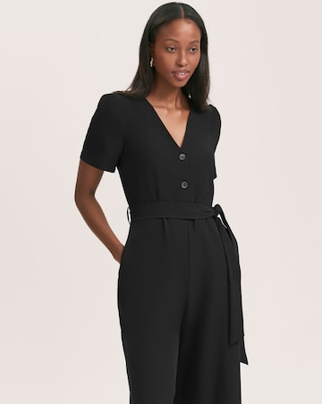 Finery London Tie Waist Culotte Jumpsuit