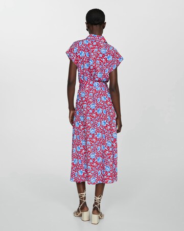 Mango Apple Floral Shirt Dress