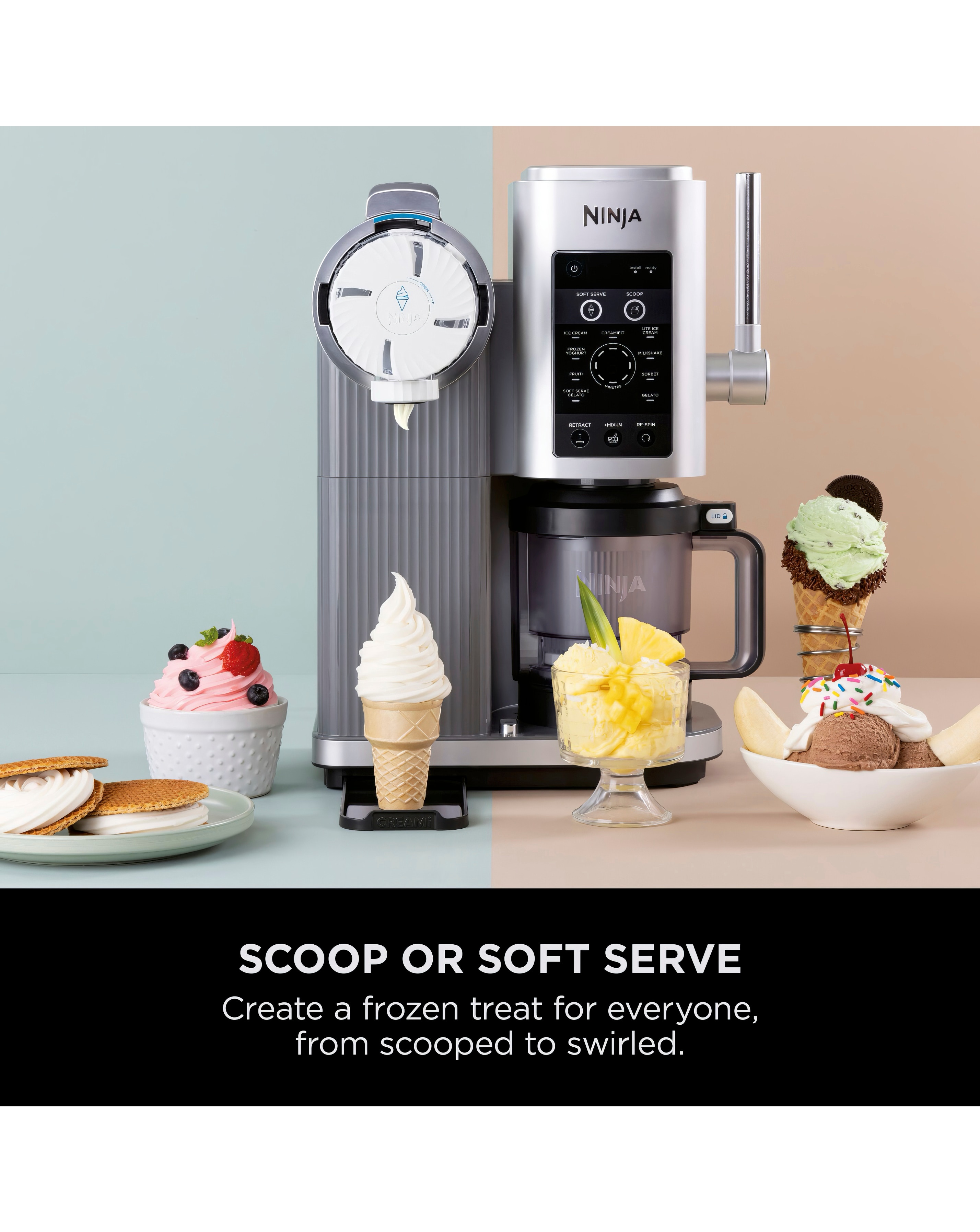 Ninja Swirl by CREAMI 13 in 1 Soft Serve & Ice Cream Maker | JD