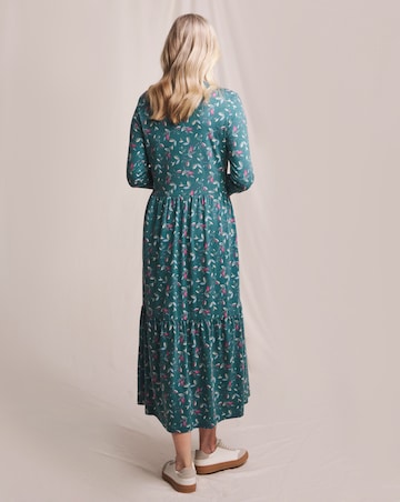 Julipa Tiered Midi Jersey Dress