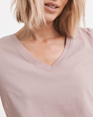 Pure Cotton 3 Pack The V Neck T-Shirts