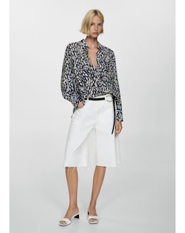 Mango Camila Abstract Shirt