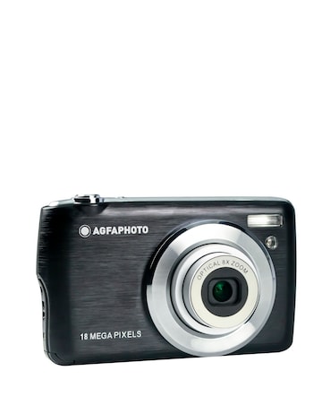 AGFA Photo Realishot DC8200 18MP 8x Zoom Compact Digital Camera - Black