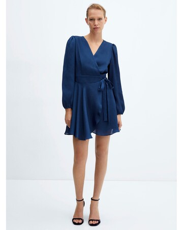 Mango Flowy Wrap Dress