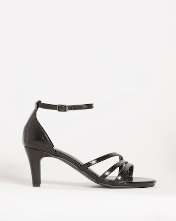 Court Heeled Sandal - Wide Fit (E)