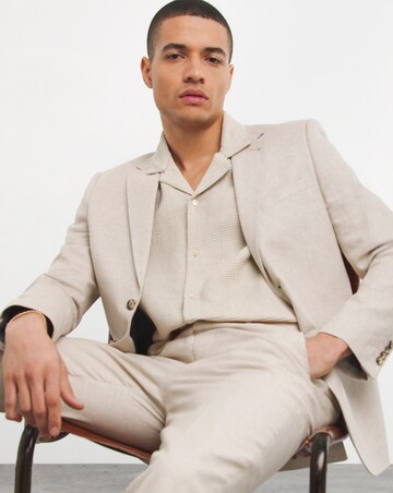 Danny Linen Mix Suit Jacket