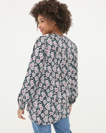 FatFace Jodie Painted Leaved Tunic