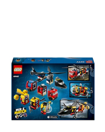 LEGO City Helicopter, Fire Engine & Submarine Remix 60462