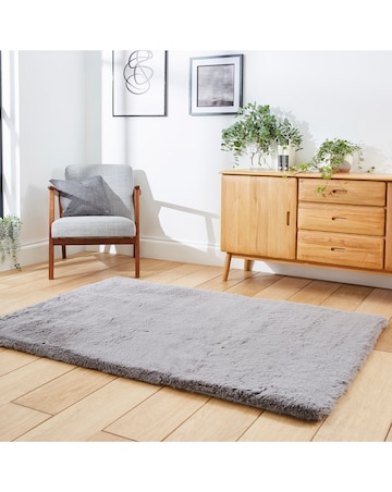 Think Rugs Super Teddy Plain Shaggy Rug