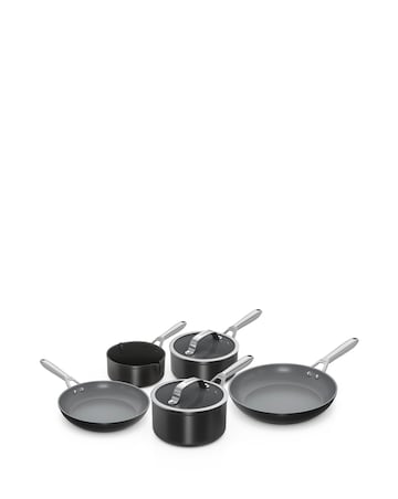 Ninja ZeroStick CeramicPro 5 Piece Saucepan and Frying Pan Set