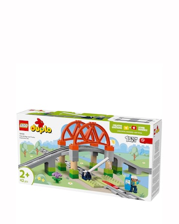LEGO DUPLO Train Bridge and Tracks Expansion Set Toy 10426