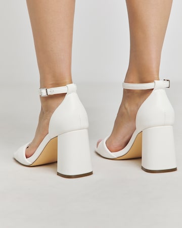 London Barely There Block Heel Sandals - Extra Wide Fit (EEE)