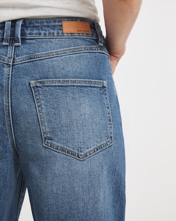 Blue Authentic Barrel Leg Jeans