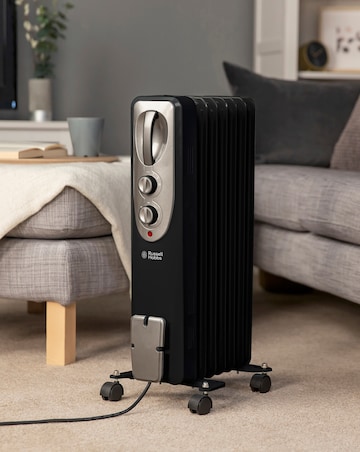 Russell Hobbs RHOFR5001B 2kW Black Oil Filled Radiator