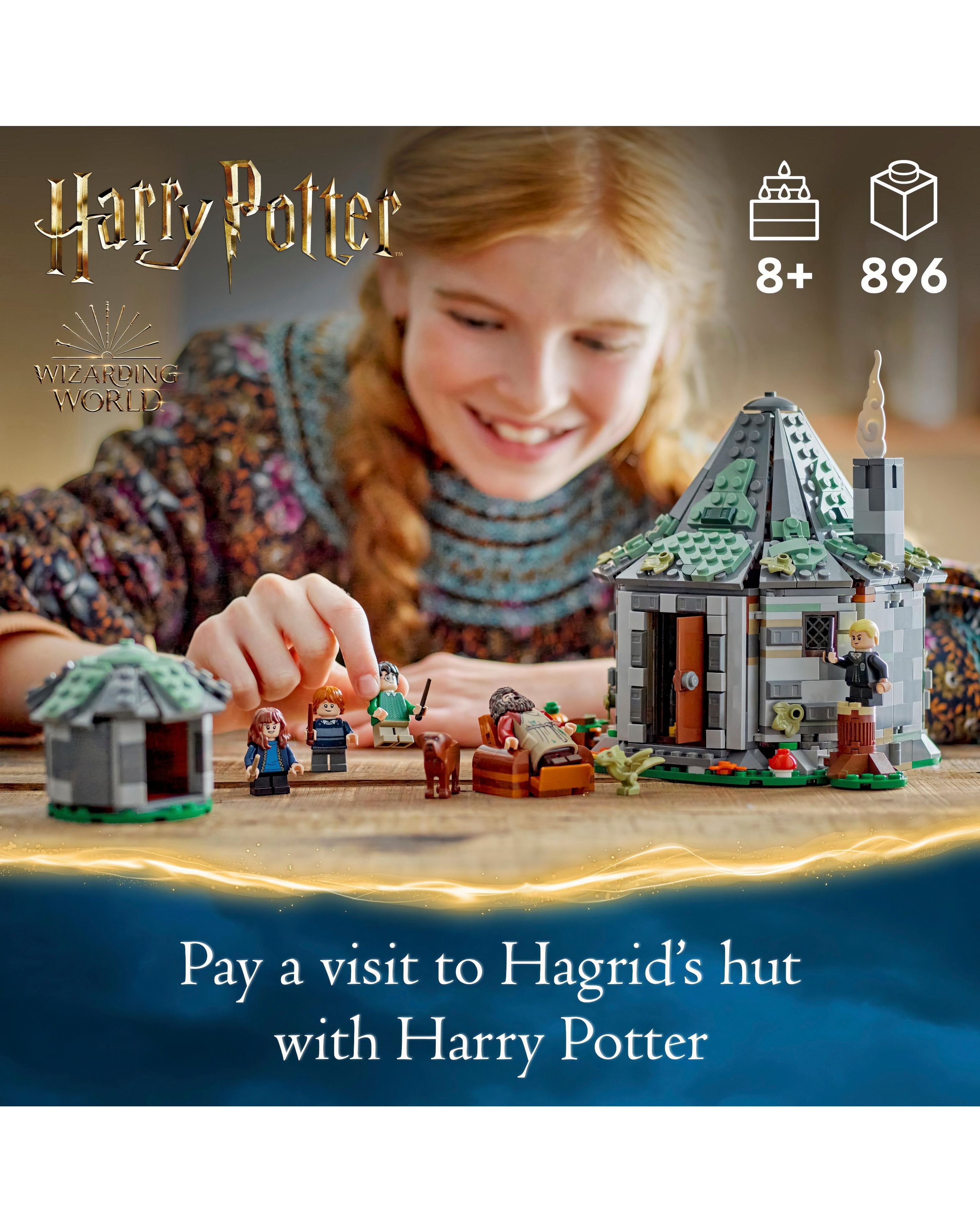 Yum！ LEGO Harry Potter Hagrid's Hut: An Unexpected Visit 76428 | JD