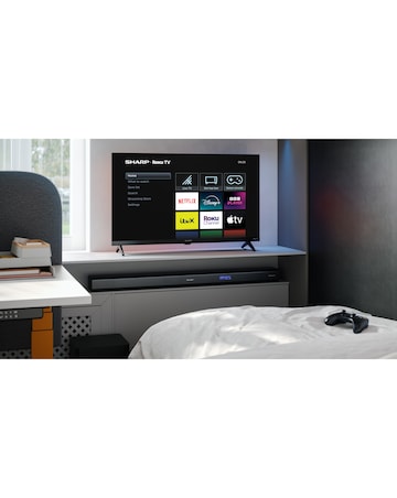 Sharp 1T-C32HD2225KB 32in Smart HD Roku Freely LED TV