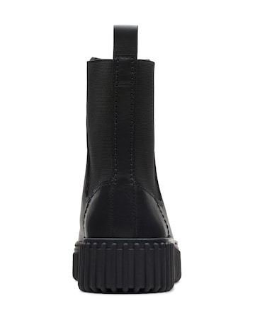 Clarks Torhill Maple Patent Chunky Boot Standard Fit