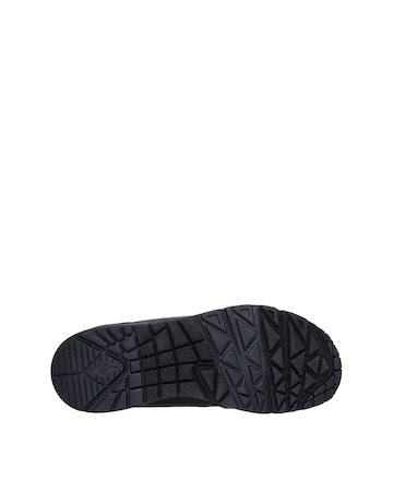 Skechers Black Uno Banksia Slip In Luxe Trainers - Wide Fit (E)
