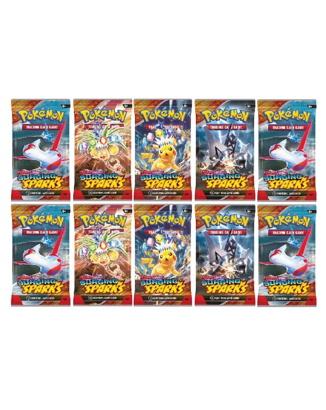 Pokemon TCG Surging Spark -  Booster Pack * 10  - English
