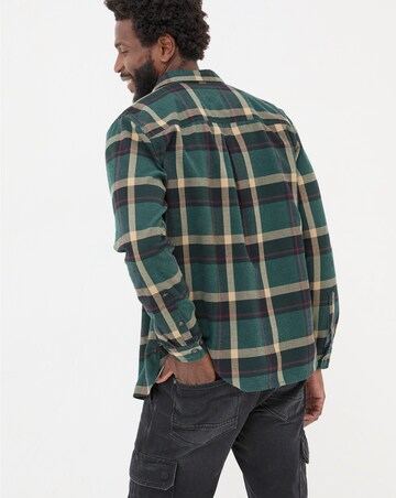 Fatface Dark Sky Check Shirt - Green