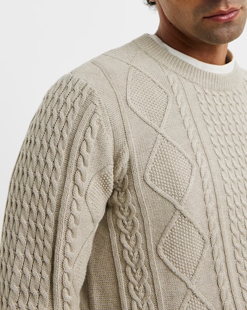 Cable Crew Neck Jumper