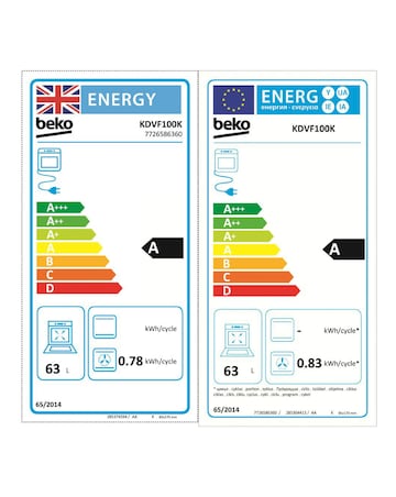 Beko KDVF100K 100cm Dual Fuel Range Cooker - Black