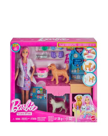 Barbie Fast Cast Vet Clinic Doll and Accessories Playset
