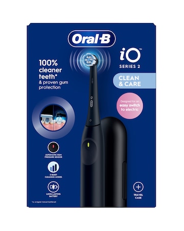Oral-B iO2 Series Night Black + Travel Case