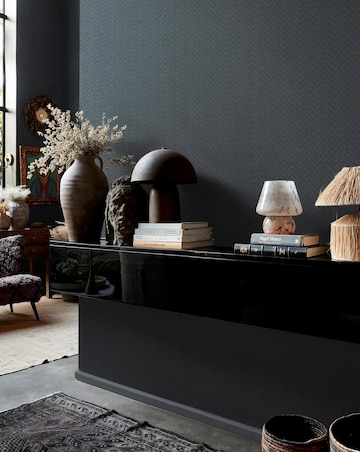 Abigail Ahern Herringbone Weave Dusk Wallpaper