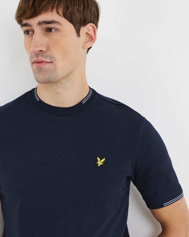 Lyle & Scott Fine Tipped T-Shirt - Dark Navy