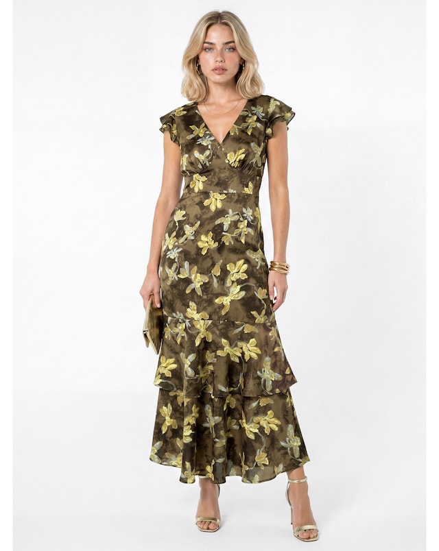Lovedrobe Floral Print Midaxi Dress