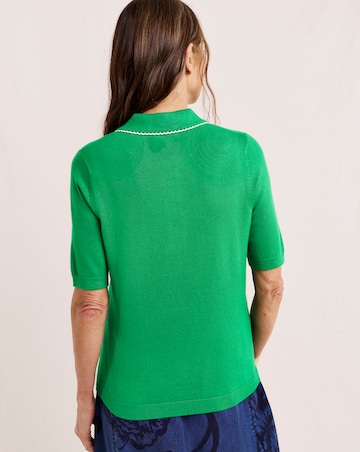 Julipa Scallop Trim Henley