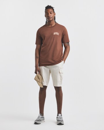 Dickies Short Sleeve Aitkin Chest Logo T-Shirt - Cappuccino