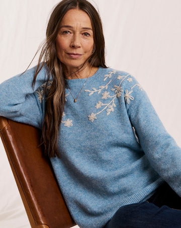 Julipa Floral Embroidered Jumper