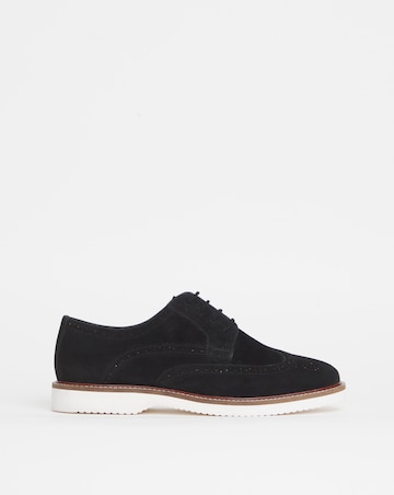 Brogue Detail Casual Derby Wide Fit