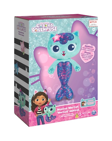 Gabby's Dollhouse Feature MerCat Plush