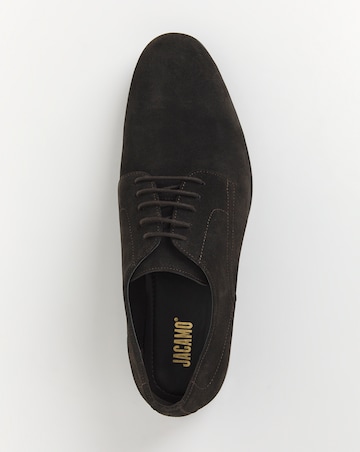 Suede Formal Derby Shoe Wide Fit