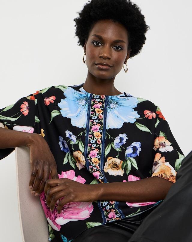 Joanna Hope Floral Printed Blouse