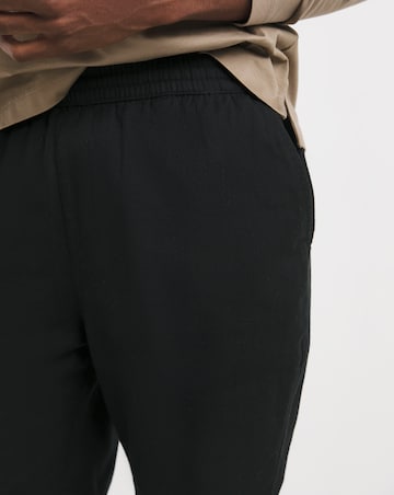 Linen Blend Elasticated Drawcord Short