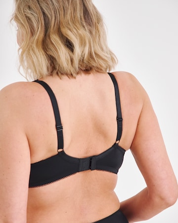 Pretty Secrets (2 Pack) Ella Lace Full Cup Wired Bras (B-J) Black/White