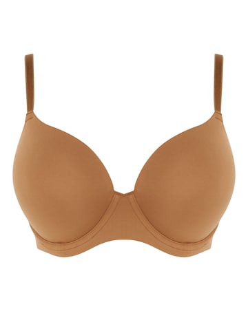 Feather Touch Moulded T Shirt Bra B-F - Nude 3