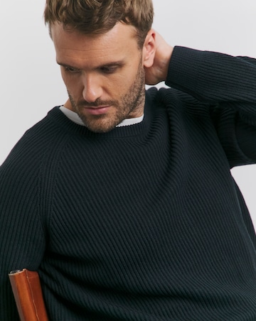 Jack & Jones Pannel Knit Crew Neck Jumper