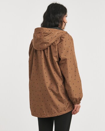 Spot Print Lightweight Raincoat