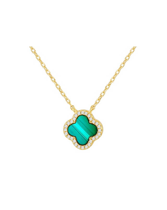 Sterling Silver Clover Necklace