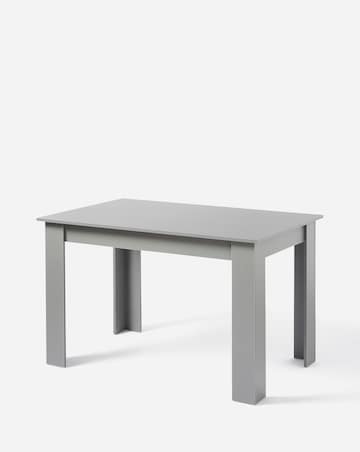 Dakota 4 Seater Dining Table with 4 Ava Button Back Chairs