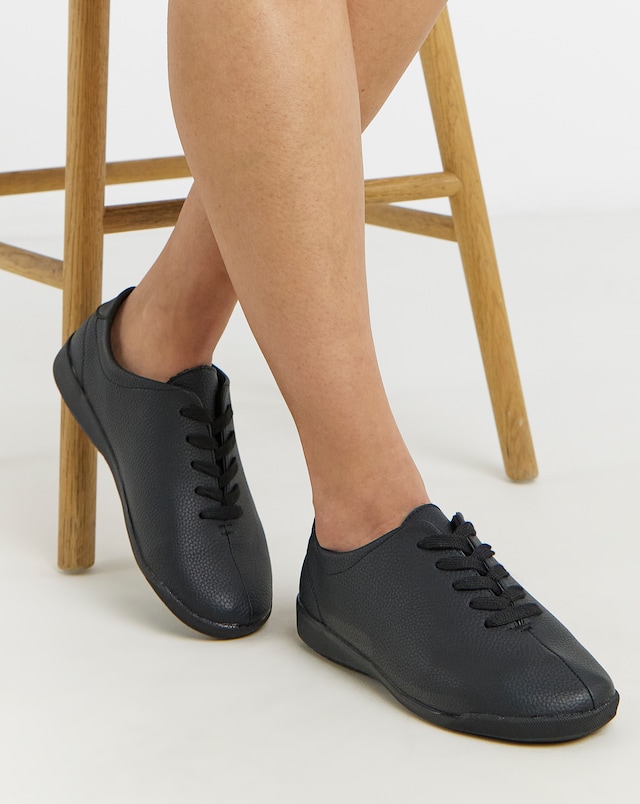 Adeline Tumbled Lace Up Trainer - Extra Wide Fit (EEE)
