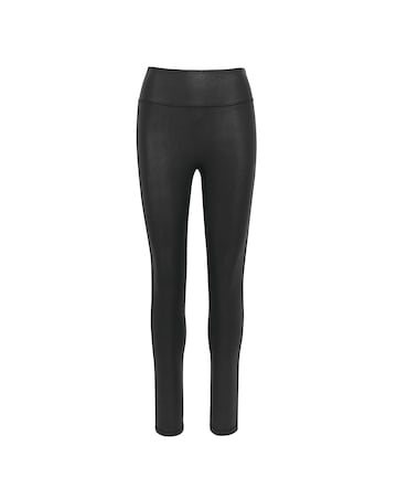 MAGIC Bodyfashion Leather Look Leggings Black
