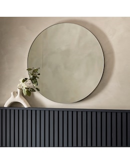Gallery Bowie Round Mirror Silver